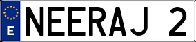 Truck License Plate
